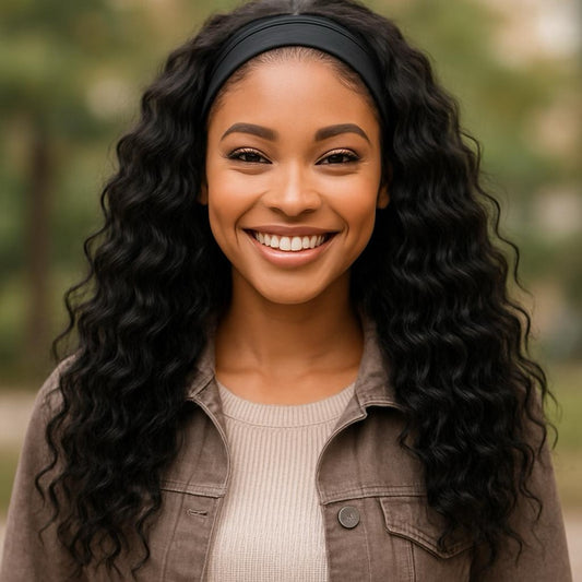 Deep Wave Headband Wig