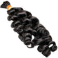 Raw Vietnamese Ripple Curly Bulk Braiding Hair Extensions