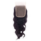 Raw Indian Curly 4x4 Transparent Closure