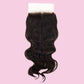 Raw Indian Wavy 4x4 Transparent Closure