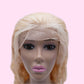 Blonde Body Wave 13x4 Transparent Lace Front Wig